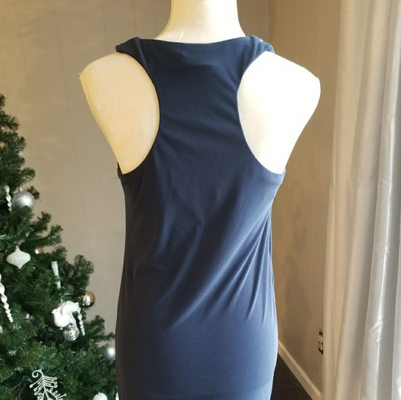 Sleeveless navy blue top - Picture 4 of 7